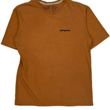 Save Our Home Planet Patagonia Graphic T-Shirt - Small Orange Cotton
