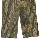 Outfitters Ridge Double Knee Cargo Trousers - 32W 30L Camo Cotton