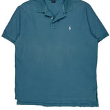 Polo By Ralph Lauren Polo Shirt - XL Blue Cotton