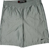 Nike Sport Shorts - Large Grey Polyester