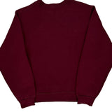 Bethune Cookman Russell Athletic College Sweatshirt - Small Burgundy Cotton Blend