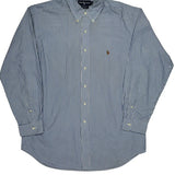 Ralph Lauren Striped Shirt - XL Blue Cotton