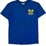 Disney Graphic T-Shirt - Medium Blue Cotton