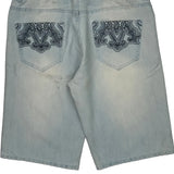 Avirex Denim Shorts - 38W 12L Light Wash Cotton Blend
