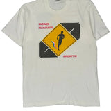 Road Runner Sports Fruit Of The Loom Graphic T-Shirt - Large White Cotton