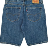 Levis Denim Shorts - 35W 11L Blue Denim