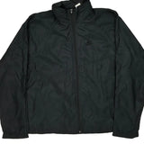Nike Windbreaker - Large Black Nylon