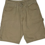 Wrangler Carpenter Shorts - 30W 10L Beige Cotton