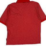 Ohio State Nike Striped Polo Shirt - Large Red Cotton Blend