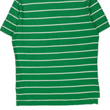 Polo By Ralph Lauren Striped Polo Shirt - Large Green Cotton