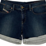 Diesel Denim Shorts - 30W UK 10 Dark Wash Denim