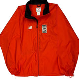 Chicago Marathon New Balance Windbreaker - Large Red Polyester