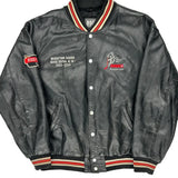 Georgetown Raiders Roots Athletics Varsity Jacket - XL Black Leather