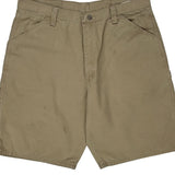Wrangler Carpenter Shorts - 37W 10L Khaki Cotton
