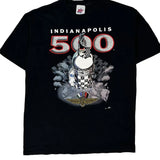 Made In USa Indianapolis 500 Joy Athletic Graphic T-Shirt - XL Black Cotton