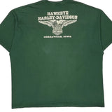 Hawkeye Harley-Davidson Harley Davidson Graphic T-Shirt - 2XL Green Cotton