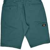 Dickies Slim Fit Chino Shorts - 36W 10L Green Polyester Blend