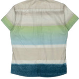 Boss Striped Short Sleeve Shirt - Large Multicoloured Cotton