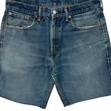 Levis Denim Shorts - 33W 10L Blue Cotton