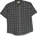 Natural Issue Short Sleeve Shirt - Large Blue Cotton