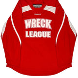 Wreck League Reebok Jersey - 2XL Red Polyester