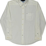 Tommy Hilfiger Shirt - Large White Cotton