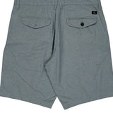 Quiksilver Chino Shorts - 33W 10L Grey Cotton Blend