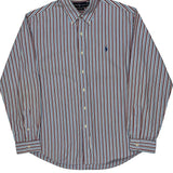 Ralph Lauren Striped Shirt - XL Blue Cotton