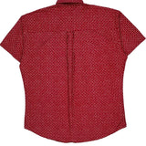 Chaps Ralph Lauren Short Sleeve Shirt - Large Red Cotton