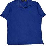 Polo By Ralph Lauren Polo Shirt - Large Blue Cotton
