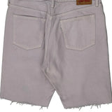 Levis Denim Shorts - 32W 10L Grey Cotton