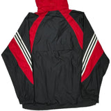York United Soccer Adidas Windbreaker - Medium Black Polyester