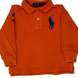Age 2 Polo By Ralph Lauren Polo Shirt - XS Orange Cotton