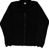 Carhartt Tall Zip Up - 2XL Black Cotton Blend