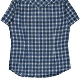 Diesel Checked Short Sleeve Shirt - Large White Cotton