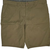 Quiksilver Chino Shorts - 36W 9L Khaki Cotton