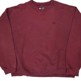 Heavyweight Starter Sweatshirt - XL Burgundy Cotton