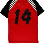 Age 15 Adidas Football Shirt - XL Red Polyester