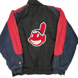 Cleveland MLB Jacket - XL Black Nylon