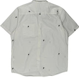 Oakley Short Sleeve Shirt - Large White Cotton