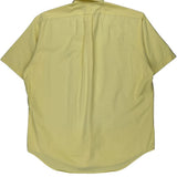 Blake Ralph Lauren Short Sleeve Shirt - Large Yellow Cotton