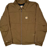 Carhartt Jacket - XL Brown Cotton Blend