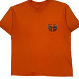 Barnett Harley-Davidson El Paso, Texas Harley Davidson Graphic T-Shirt - 2XL Orange Cotton