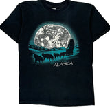 Alore Single Stitch T-Shirt - Large Black Cotton