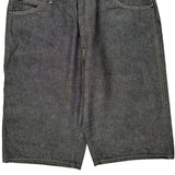 Dickies Denim Shorts - 40W 12L Grey Cotton