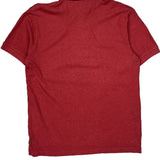 Tommy Hilfiger Polo Shirt - Medium Red Cotton