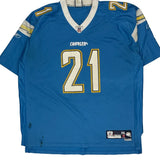 Chargers Reebok Nfl Jersey - 2XL Blue Polyester
