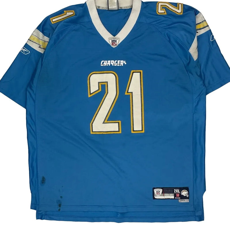 Chargers Reebok Nfl Jersey - 2XL Blue Polyester