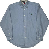 Tommy Hilfiger Shirt - Small Blue Cotton