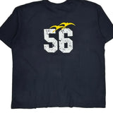 Number 56 Guess Graphic T-Shirt - 2XL Navy Cotton